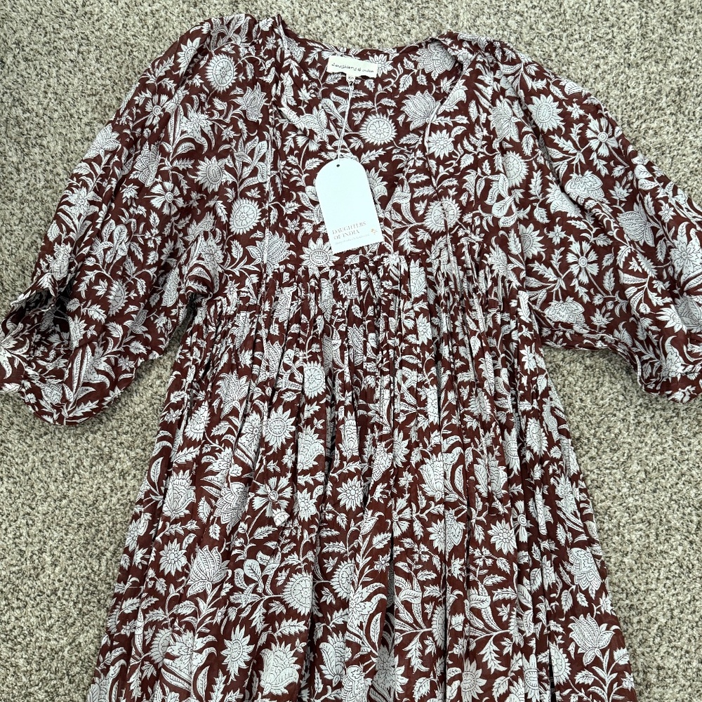 Daughters of India floral boho dress